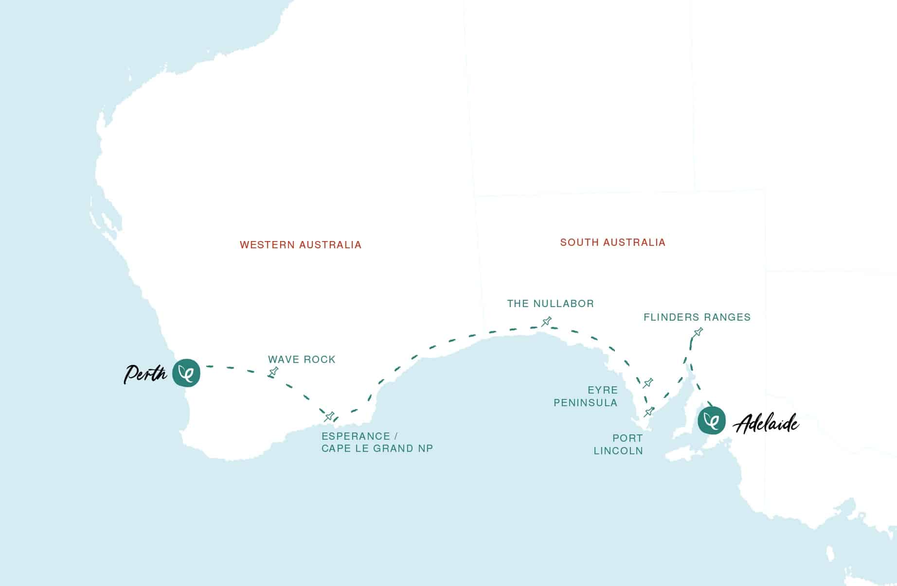 Perth to Adelaide Camping Tour Australia