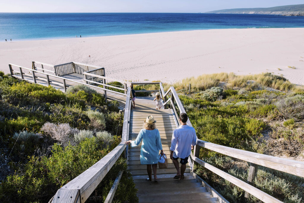 Smiths Beach Resort stairs to beach