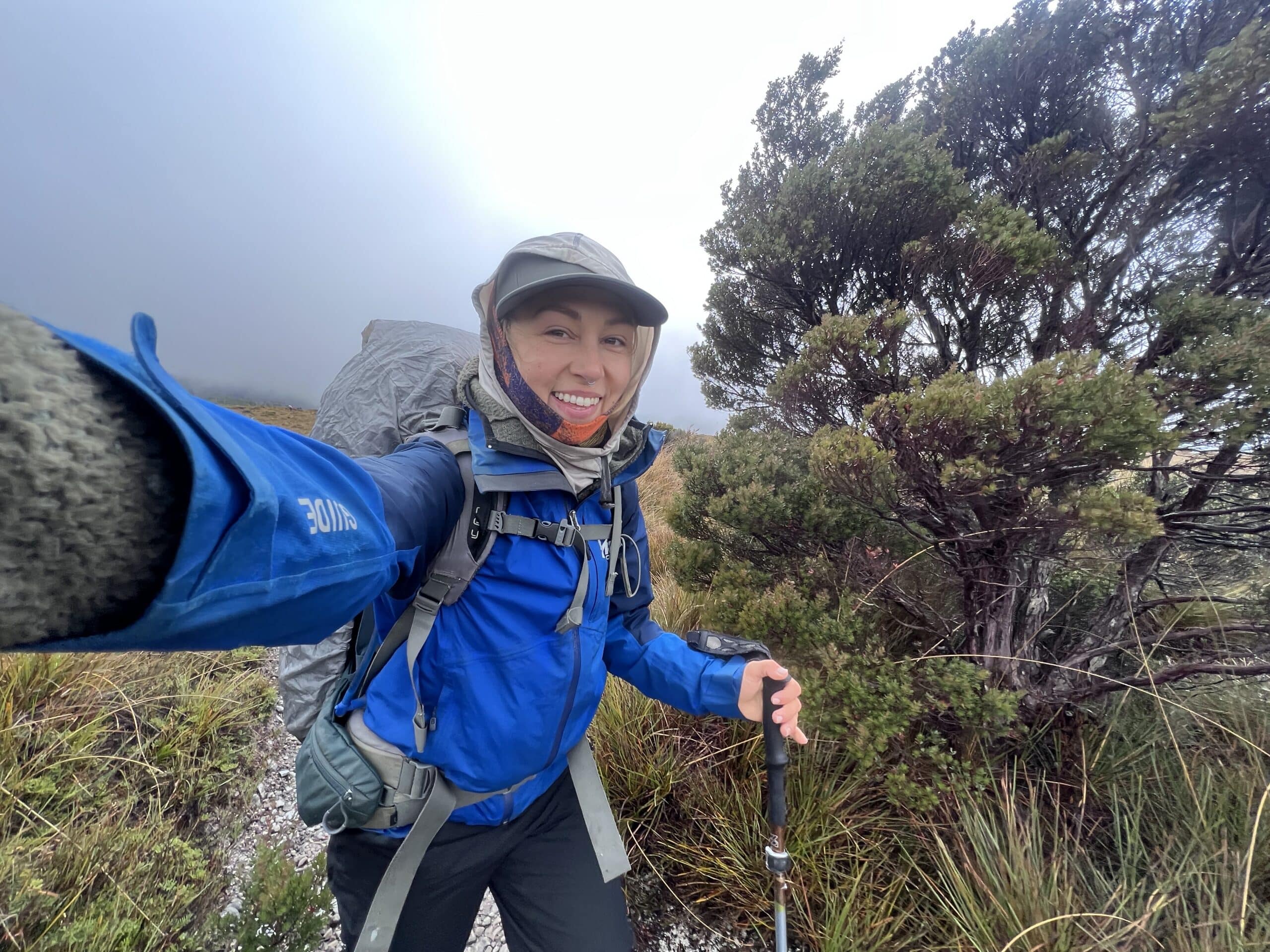 Tour guide Hannah on a hike