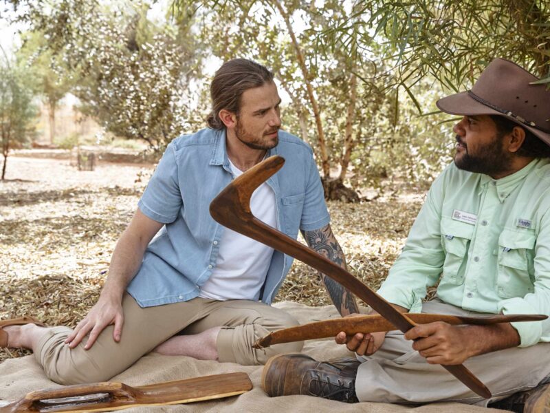 Australian Indigenous experience in a bush setting